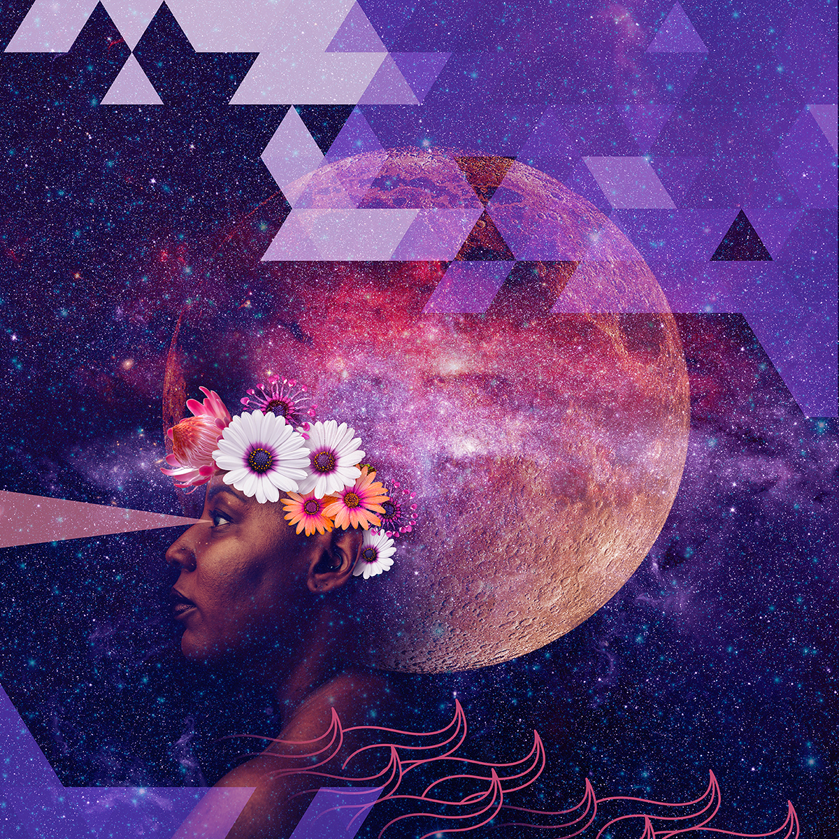 Afrofuturistic portrait